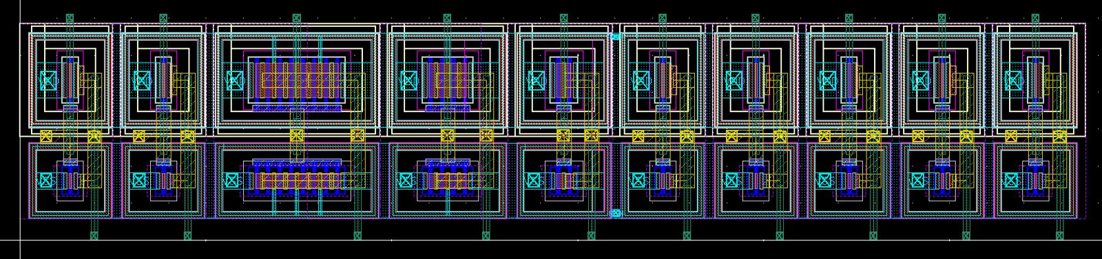 Inverter Switch Array designed to drive Delta-Dac Strips