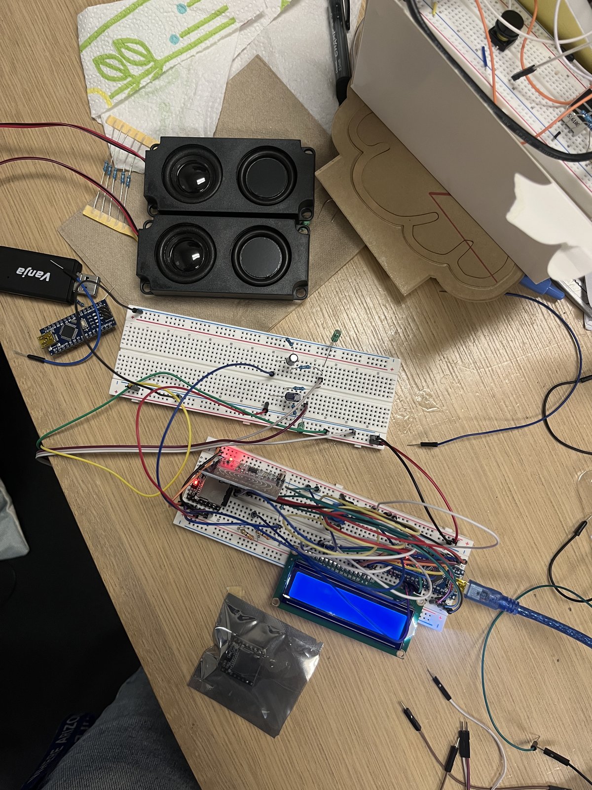 Initial breadboard prototype